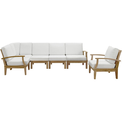Modway Furniture Marina 6 Piece Outdoor Patio Teak Set by Modway, 889654142065, EEI-1816