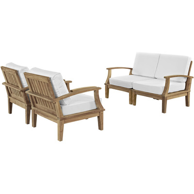 Modway Furniture Marina 4 Piece Outdoor Patio Teak Set by Modway, 889654142102, EEI-1818