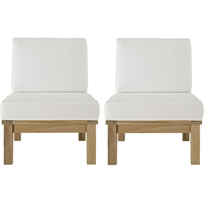 Modway Furniture Marina 2 Piece Outdoor Patio Teak Set by Modway, 889654142164, EEI-1821