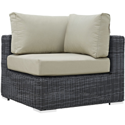 Modway Furniture Summon Outdoor Patio Sunbrella® Corner by Modway, 889654025597, EEI-1870