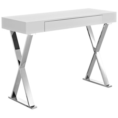 Modway Furniture Accent Tables, Whitesnow, Accent Tables,accentConsole,Lamp Tables,Lamp, Complete Vanity Sets, Decor, 889654036654, EEI-2048-WHI-SET