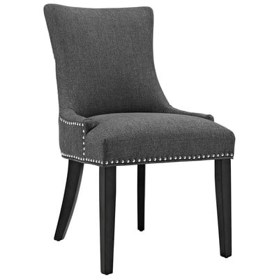 Modway Furniture EEI-2229-GRY Marquis Fabric Dining Chair In Gray