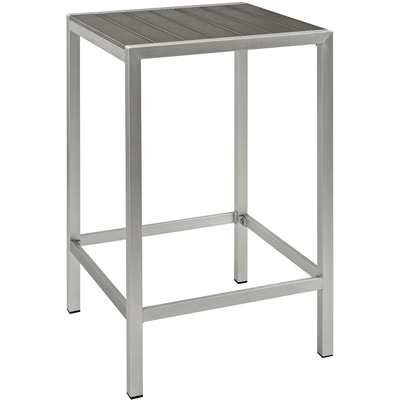 Modway Furniture Shore Outdoor Patio Aluminum Bar Table by Modway, 889654064817, EEI-2256