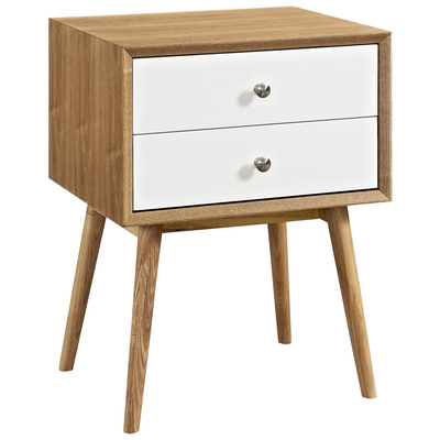 Modway Furniture EEI-2284-NAT-WHI Dispatch Nightstand In Natural White