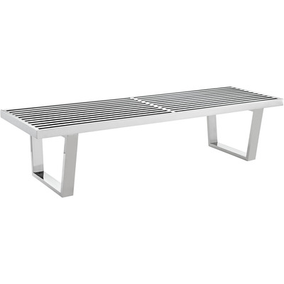 Modway Furniture Sauna 5' Stainless Steel Bench by Modway, 848387006914, EEI-246