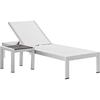 Modway Furniture Shore 2 Piece Outdoor Patio Aluminum Set by Modway, 889654090687, EEI-2470