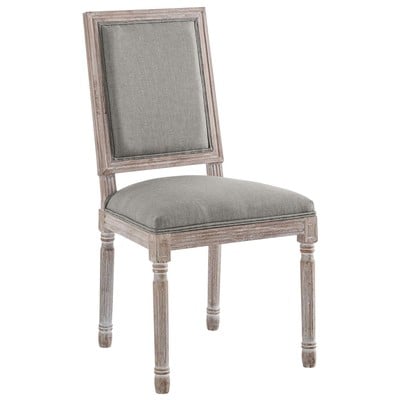 Modway Furniture EEI-2682-LGR Court Vintage French Upholstered Fabric Dining Side Chair