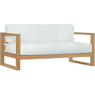 Modway Furniture Upland Outdoor Patio Teak Sofa by Modway, 889654102519, EEI-2707