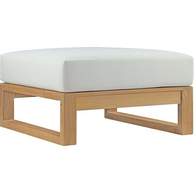 Modway Furniture Upland Outdoor Patio Teak Ottoman by Modway, 889654102526, EEI-2708