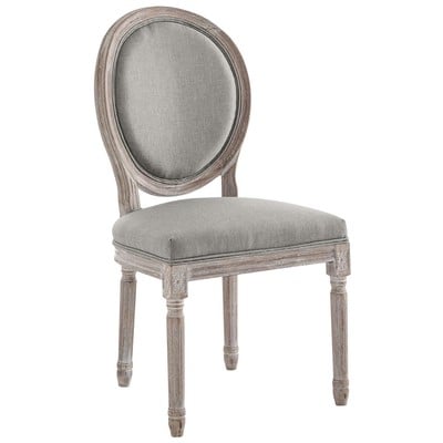 Modway Furniture EEI-2821-LGR Emanate Vintage French Upholstered Fabric Dining Side Chair