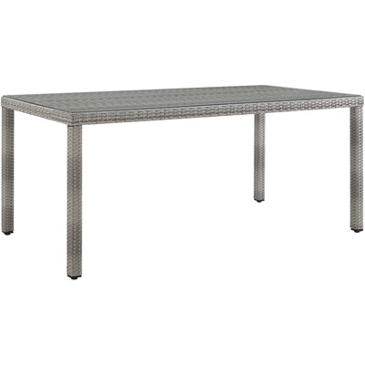 Modway Furniture Aura 68 inch Outdoor Patio Wicker Rattan Dining Table by Modway, 889654118565, EEI-2921