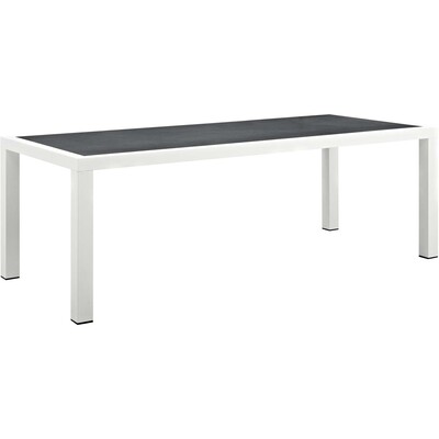 Modway Furniture Stance 90.5 inch Outdoor Patio Aluminum Dining Table by Modway, 889654127277, EEI-3052