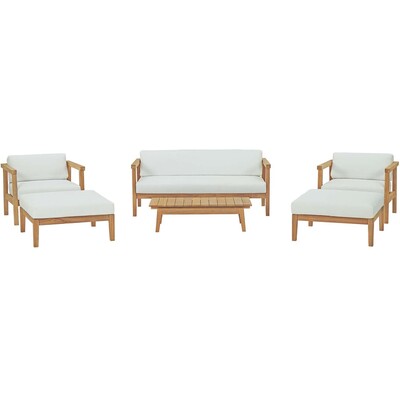 Modway Furniture Bayport 6 Piece Outdoor Patio Teak Set by Modway, 889654131243, EEI-3109