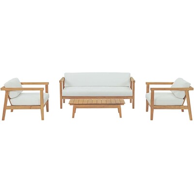 Modway Furniture Bayport 4 Piece Outdoor Patio Teak Set by Modway, 889654131267, EEI-3111