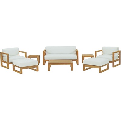 Modway Furniture Upland 8 Piece Outdoor Patio Teak Set by Modway, 889654134695, EEI-3117