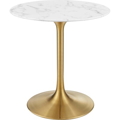 Modway Furniture Lippa 28 inch Round Faux Marble Dining Table by Modway, 889654139249, EEI-3213