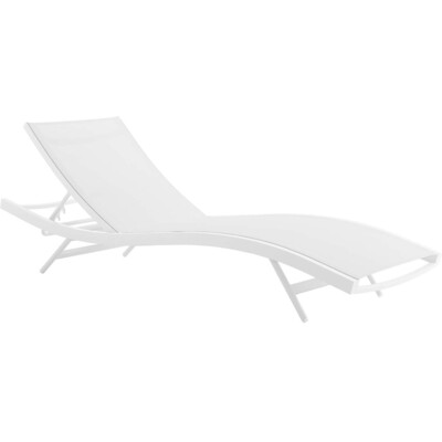 Modway Furniture Glimpse Outdoor Patio Mesh Chaise Lounge Chair by Modway, 889654009566, EEI-3300