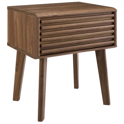 Modway Furniture Render End Table EEI-3345-WAL