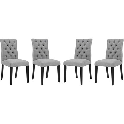 Modway Furniture Duchess Fabric Dining Chair Set of 4 by Modway, 889654150893, EEI-3475