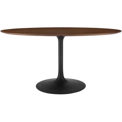 Modway Furniture Lippa 60 inch Oval Walnut Wood Dining Table by Modway, 889654156154, EEI-3543