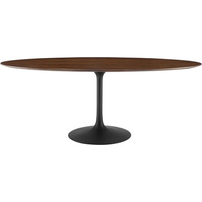 Modway Furniture Lippa 78 inch Oval Walnut Wood Dining Table by Modway, 889654156161, EEI-3544