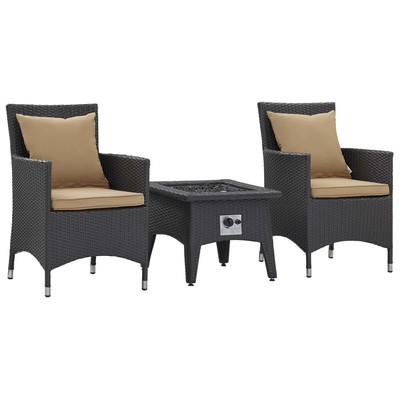 Modway Furniture Outdoor Lounge and Lounge Sets, Bar and Dining, 889654158714, EEI-3729-EXP-MOC-SET