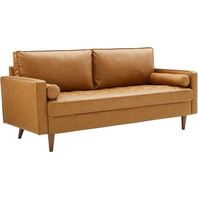 Modway Furniture Valour Tufted Vegan Leather Sofa by Modway, 889654157816, EEI-3765