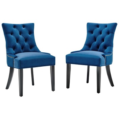 Modway Furniture Regent Tufted Performance Velvet Dining Side Chairs - Set of 2 EEI-3780-NAV