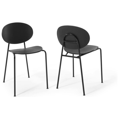 Modway Furniture Palette Dining Side Chair Set of 2 EEI-3902-BLK