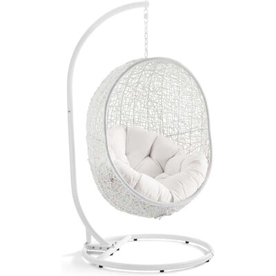 Modway Furniture Hide Outdoor Patio Sunbrella® Swing Chair With Stand by Modway, 889654165989, EEI-3929