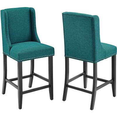 Modway Furniture Baron Upholstered Fabric Counter Stool Set of 2 by Modway, 889654170068, EEI-4016