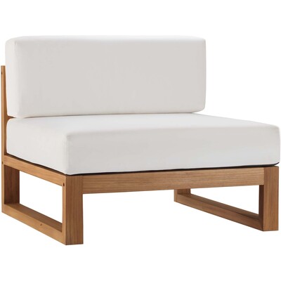 Modway Furniture Upland Outdoor Patio Teak Wood Armless Chair by Modway, 889654994824, EEI-4125