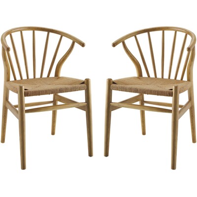 Modway Furniture Flourish Spindle Wood Dining Side Chair Set of 2 by Modway, 889654990871, EEI-4168