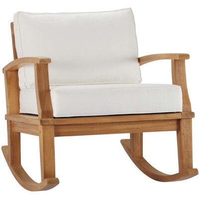 Modway Furniture Marina Outdoor Patio Teak Rocking Chair by Modway, 889654994732, EEI-4177