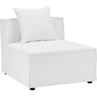 Modway Furniture Saybrook Outdoor Patio Upholstered Sectional Sofa Armless Chair by Modway, 889654983910, EEI-4209