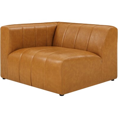 Modway Furniture Bartlett Vegan Leather Left-Arm Chair by Modway, 889654982296, EEI-4397