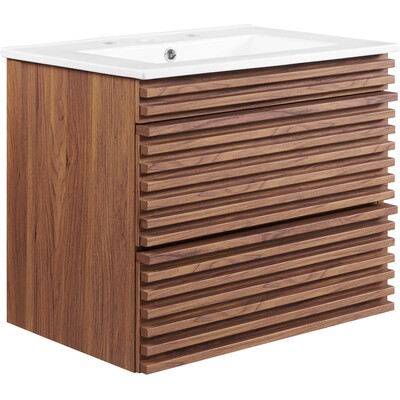 Modway Furniture Render 24 inch Wall-Mount Bathroom Vanity by Modway, 889654252689, EEI-4433