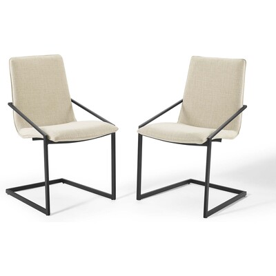 Modway Furniture Pitch Upholstered Fabric Dining Armchair Set of 2 by Modway, 889654977926, EEI-4489