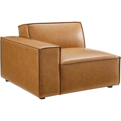 Modway Furniture Restore Left-Arm Vegan Leather Sectional Sofa Chair by Modway, 889654977902, EEI-4492