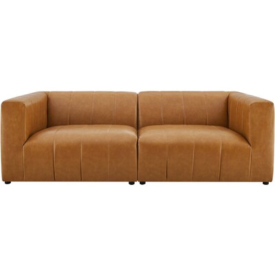 Modway Furniture Bartlett 2-Piece Vegan Leather Loveseat by Modway, 889654951810, EEI-4513