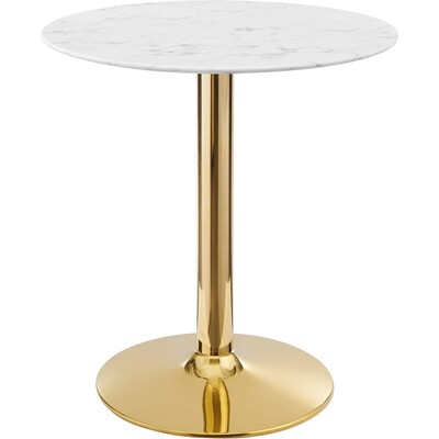 Modway Furniture Verne 28 inch Artificial Marble Dining Table by Modway, 889654926436, EEI-4548