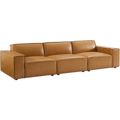Modway Furniture Restore 3-Piece Vegan Leather Sofa by Modway, 889654956495, EEI-4708
