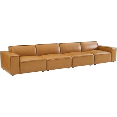 Modway Furniture Restore 4-Piece Vegan Leather Sofa by Modway, 889654955962, EEI-4710