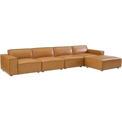 Modway Furniture Restore 5-Piece Vegan Leather Sectional Sofa by Modway, 889654955955, EEI-4711