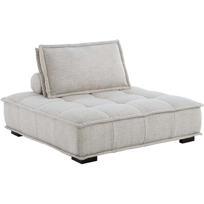 Modway Furniture Saunter Tufted Fabric Armless Chair by Modway, 889654964513, EEI-4725