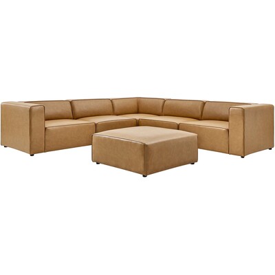 Modway Furniture Mingle 6-Piece Vegan Leather Furniture Set by Modway, 889654943914, EEI-4796