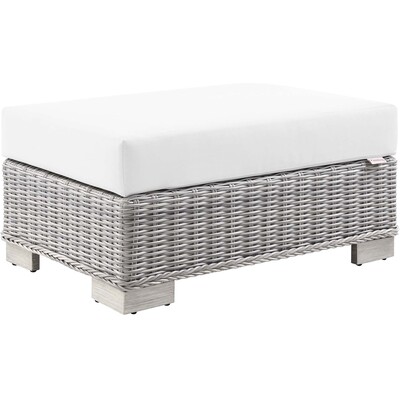 Modway Furniture Conway Outdoor Patio Wicker Rattan Ottoman by Modway, 889654933144, EEI-4839