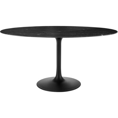 Modway Furniture Lippa 60 inch Oval Faux Marble Dining Table by Modway, 889654943471, EEI-4881