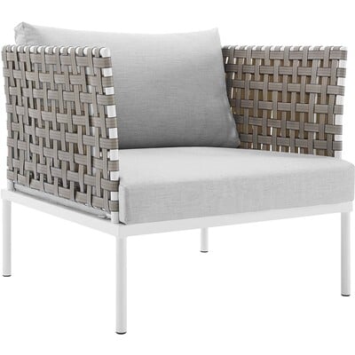 Modway Furniture Harmony Sunbrella® Basket Weave Outdoor Patio Aluminum Armchair by Modway, 889654946618, EEI-4954