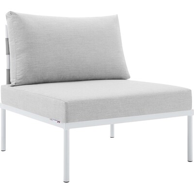 Modway Furniture Harmony Sunbrella® Outdoor Patio Aluminum Armless Chair by Modway, 889654946496, EEI-4960